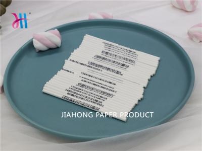 Пользовательская печать рециркулирует штрих-код бумажные палочки 3,5 * 100 мм 